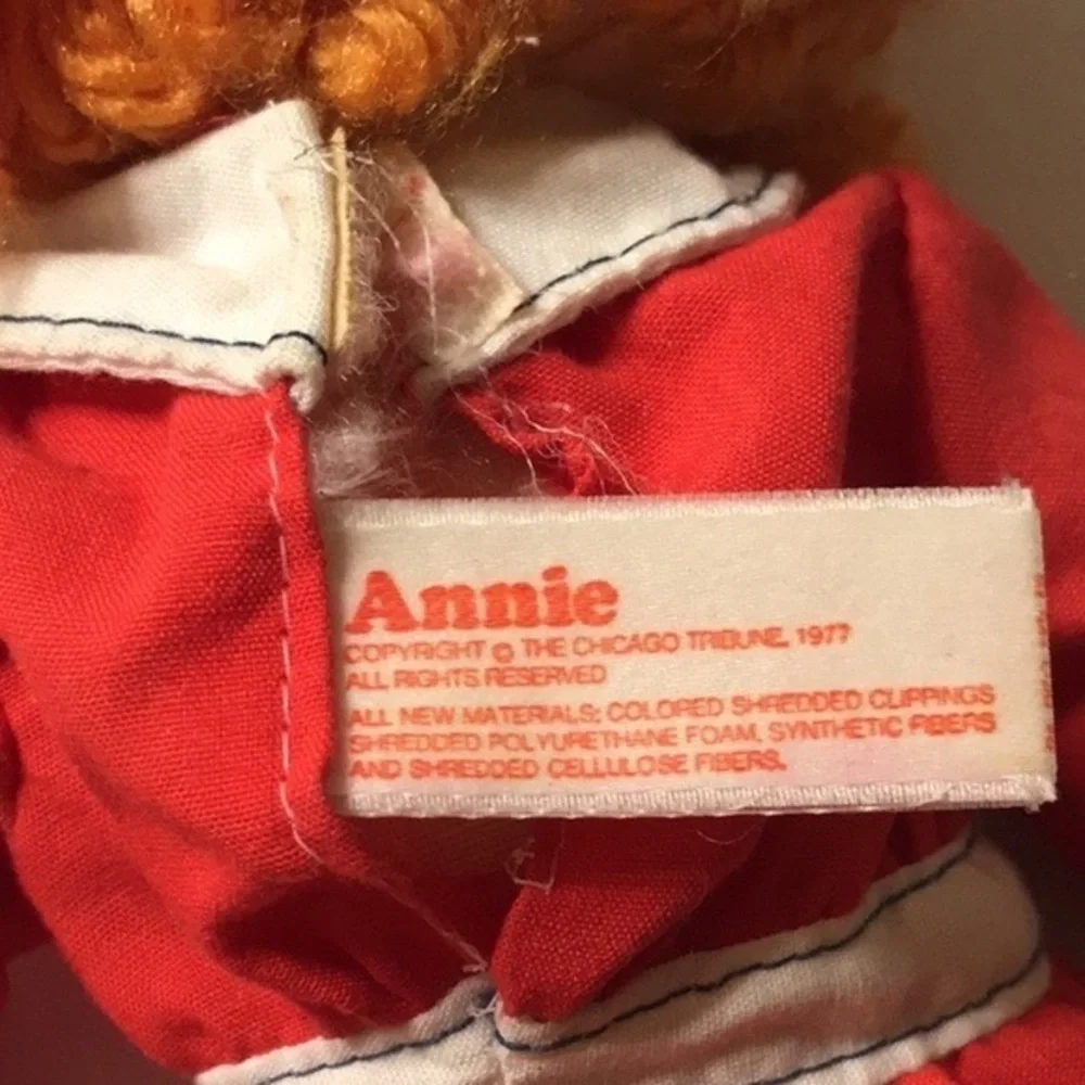 Little Orphan‎ Annie Doll With Pocket On Red Dress Knickerbocker 9